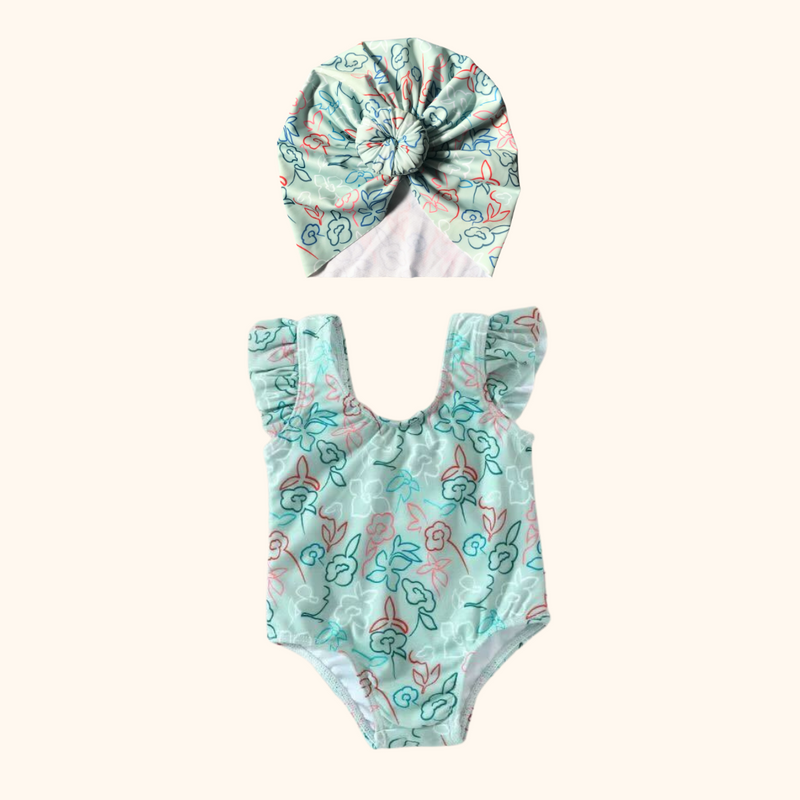 Ensemble Turban + Maillot de Bain - MAYLA