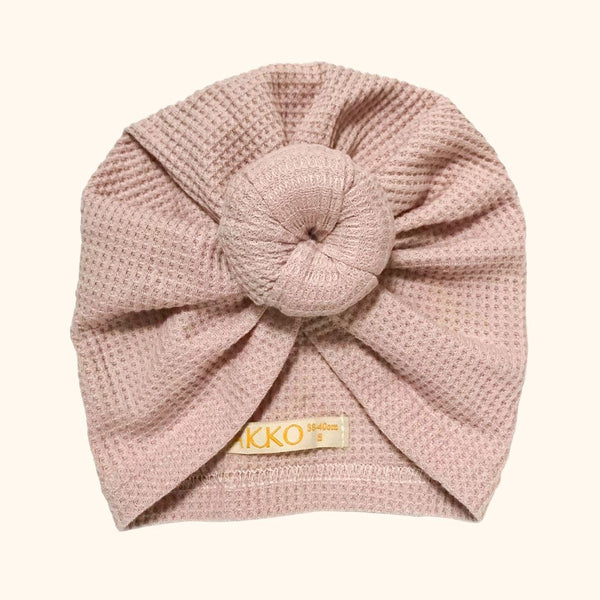 *PRÉCOMMANDE Turban Coton Epais KAYE - Rose Chair Bandeau naissance Bandeau adulte bonnet Chimio