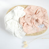 Turban MARY - Dentelle Nude Rosé Bandeau naissance Bandeau adulte bonnet Chimio