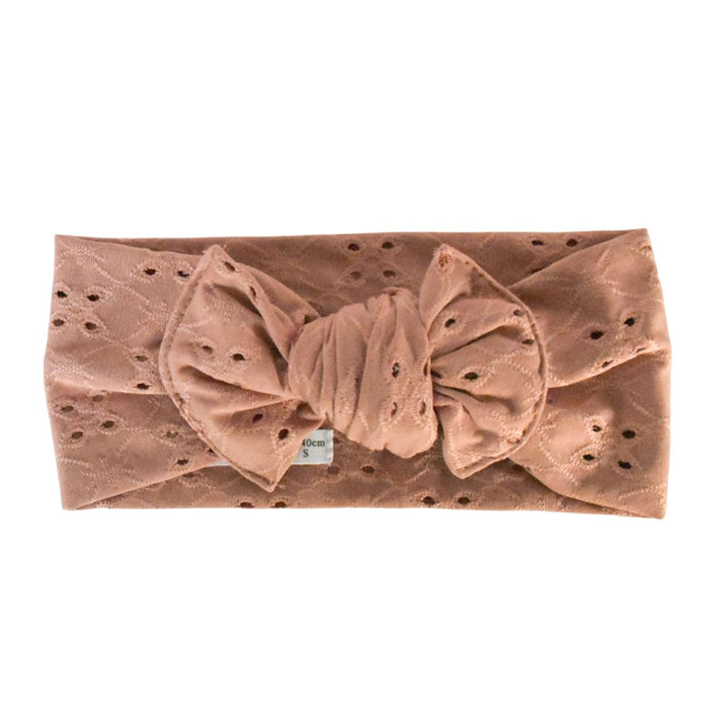 Bandeau MARY Mocca - noeud FLY Bandeau naissance Bandeau adulte bonnet Chimio