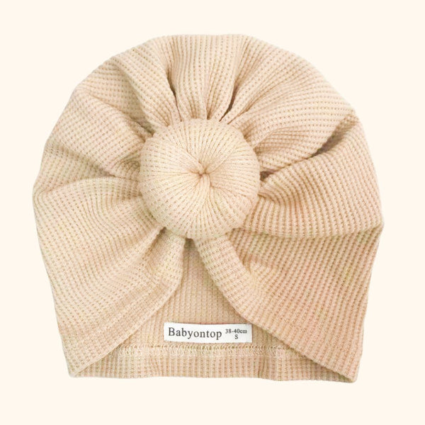 Turban Coton Epais KAYE - Dune Bandeau naissance Bandeau adulte bonnet Chimio