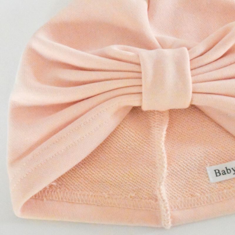 Turban French Terry OLGA - Nuage Rose Bandeau naissance Bandeau adulte bonnet Chimio