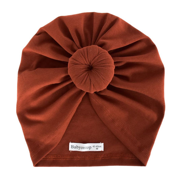 Turban Coton JUSTINE - Spice Bandeau naissance Bandeau adulte bonnet Chimio