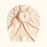 TURBAN Lina - Tricot chaud CREAM Bandeau naissance Bandeau adulte bonnet Chimio