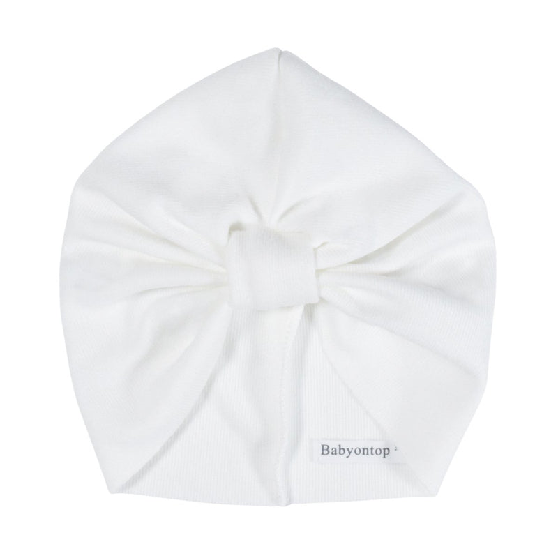 Turban IMANI - Blanc Bandeau naissance Bandeau adulte bonnet Chimio