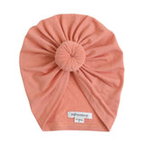 Turban IRIS - Orange Tawny Bandeau naissance Bandeau adulte bonnet Chimio