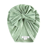 Turban IRIS - Vert Basil Bandeau naissance Bandeau adulte bonnet Chimio