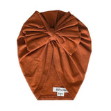 Turban NORA - TERRACOTTA Bandeau naissance Bandeau adulte bonnet Chimio