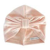 Turban French Terry OLGA - Nuage Rose Bandeau naissance Bandeau adulte bonnet Chimio